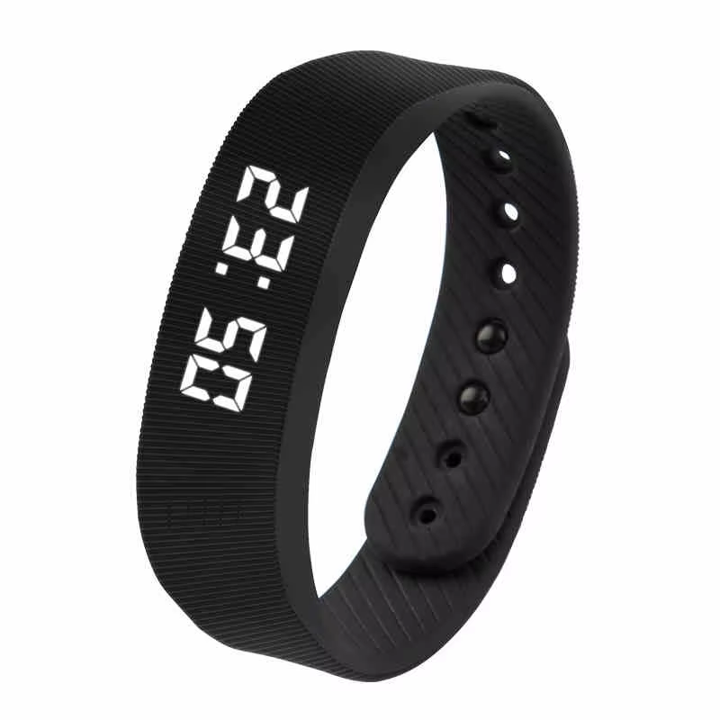 Montre-réveil numérique LED avec fonction snooze réglable