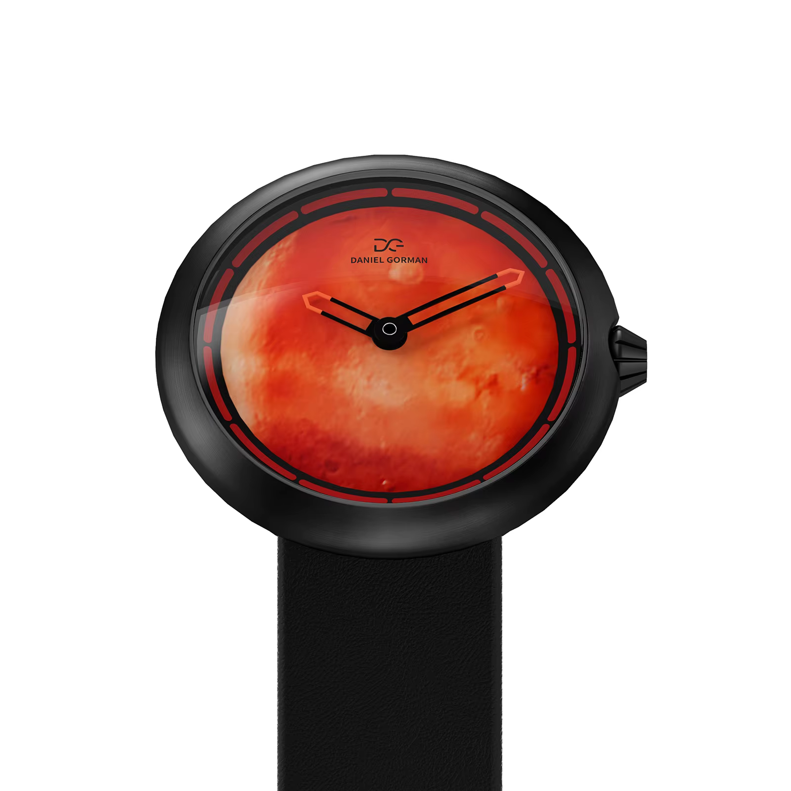 DANIEL GORMAN montres pour hommes créatif terre mode montre-bracelet à Quartz en cuir montre de Sport