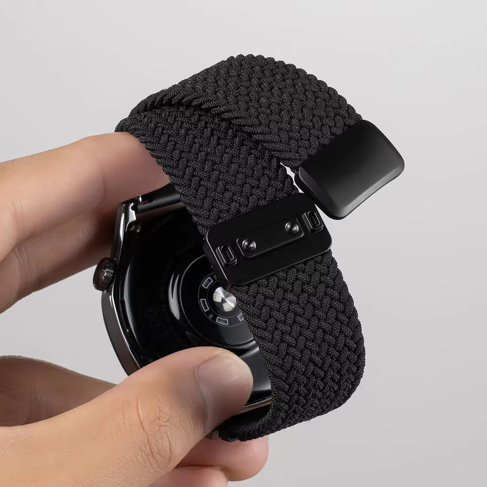 Bracelet magnétique de 22mm pour montre Realme 5, boucle tressée en Nylon pour montre Realme S2 S S Pro/Realme 3 3 Pro 2 2 Pro