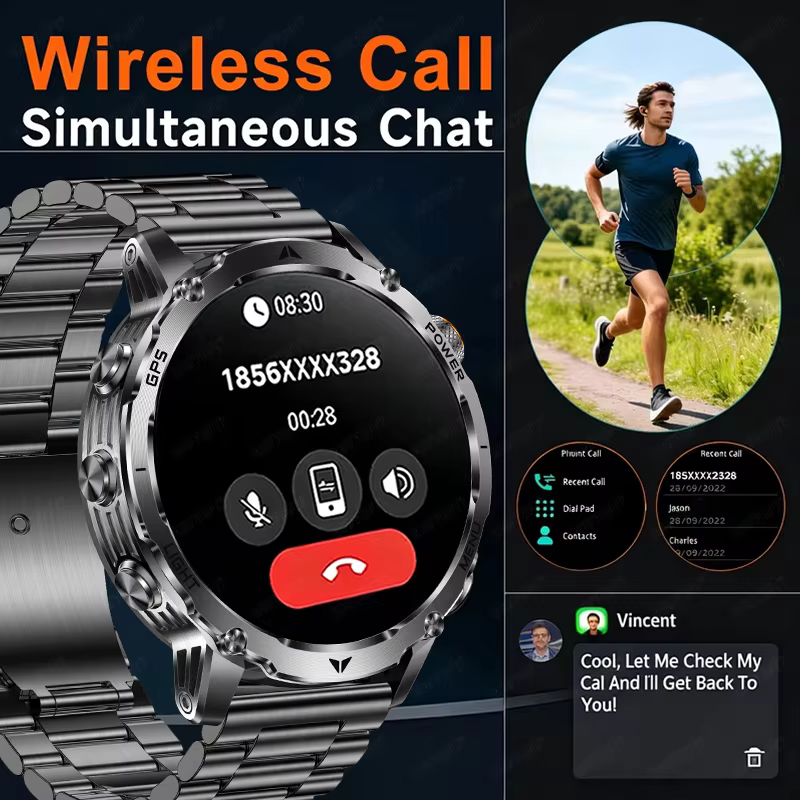 Nouvelle montre connectée GPS d'extérieur pour homme 2026