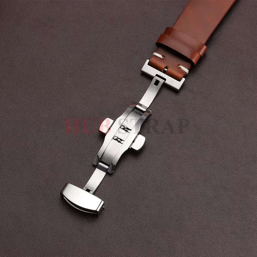18mm20mm 22mm Bracelet pour Seiko Vintage huile cire cuir