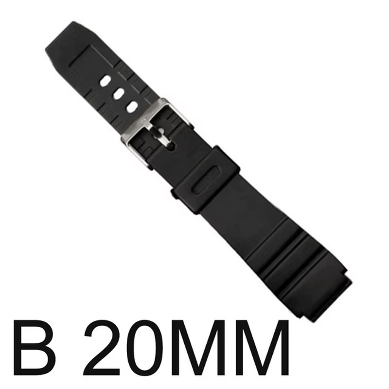 Bracelet de montre en caoutchouc pour Casio