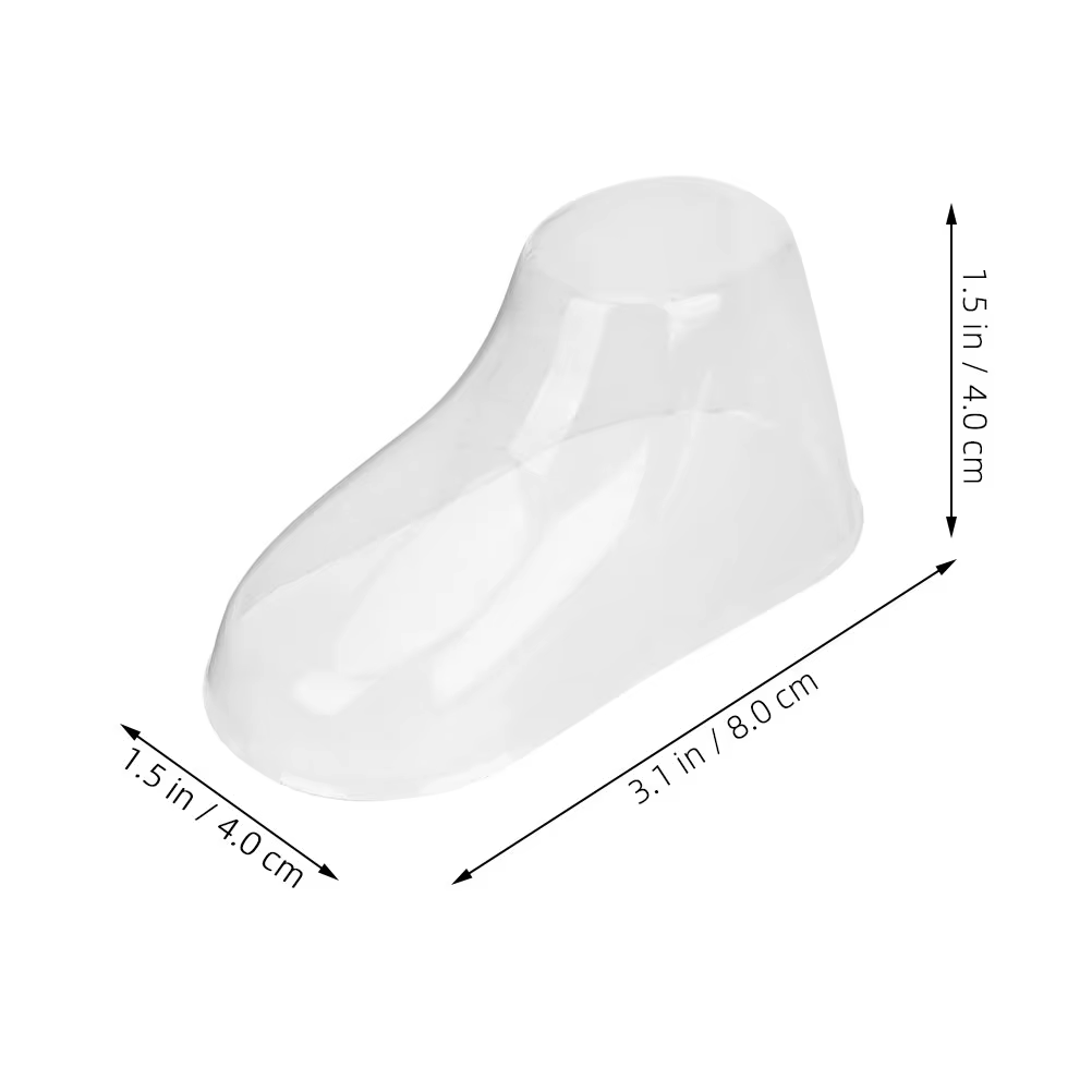 Présentoir de chaussures en plastique PVC pour tout-petits, modèle de pied de bébé, moule à chaussures, support de chaussons, supports de modèles, 120 pièces