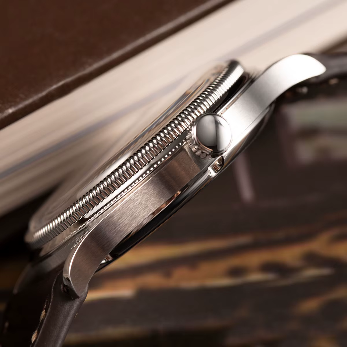Hruodland-Montre-bracelet classique automatique pour homme