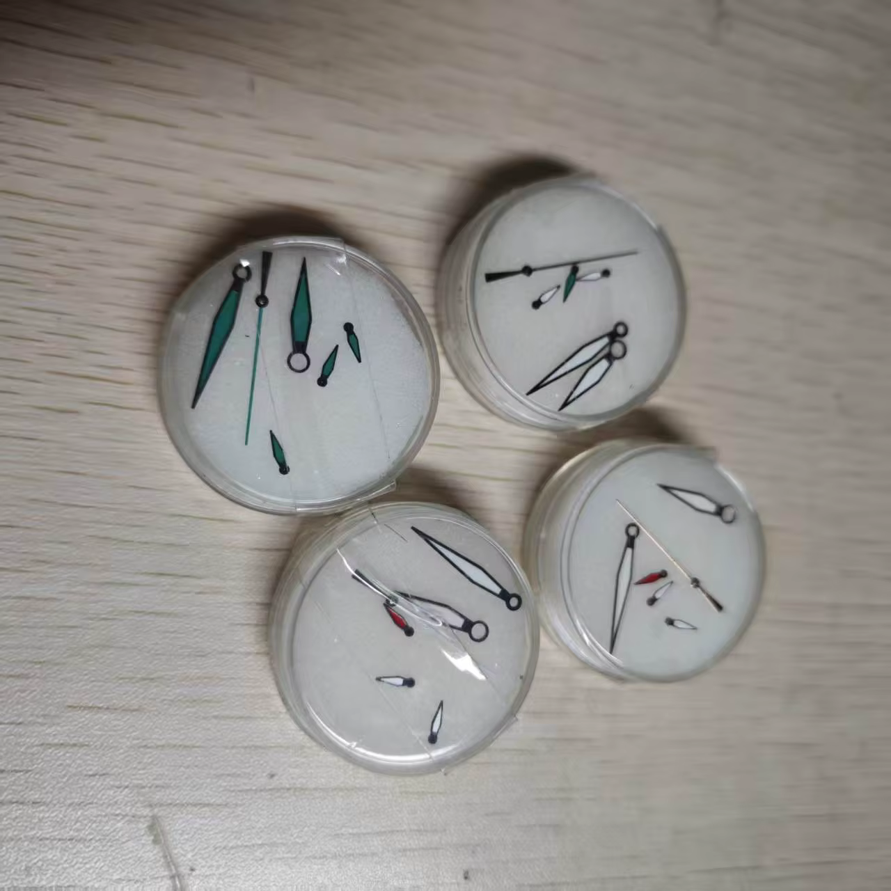1 jeu d'aiguilles de montre à 6 broches pour mouvement 7750