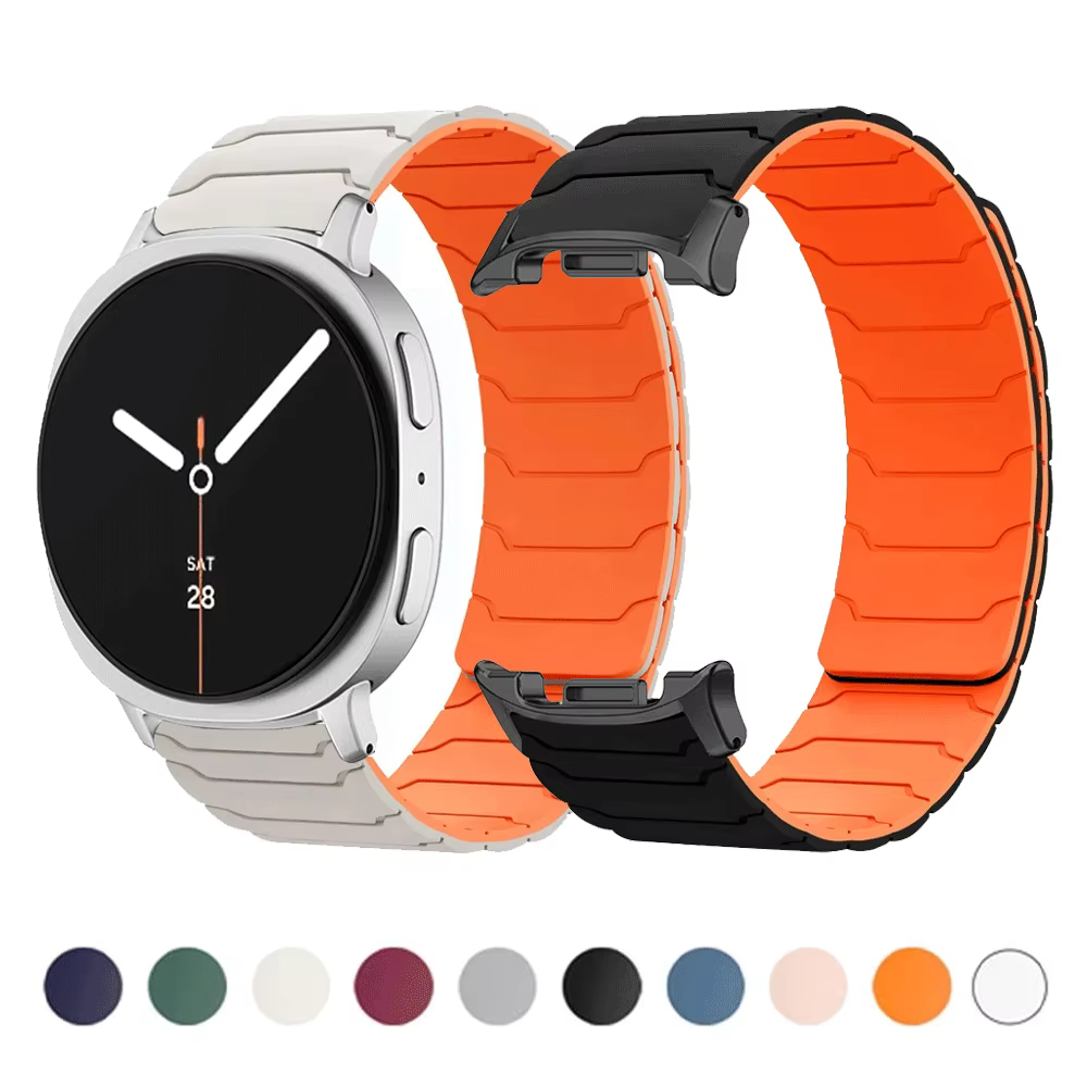 Bracelet magnétique en Silicone pour Samsung Galaxy Watch Ultra 2025