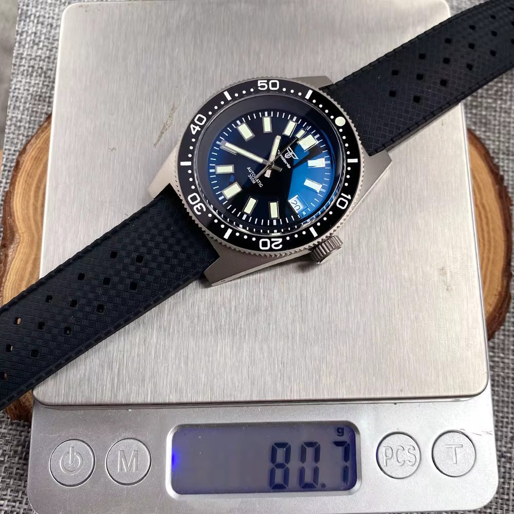 Tandorio-Montre MAS alimentée par plongée en titane pour homme