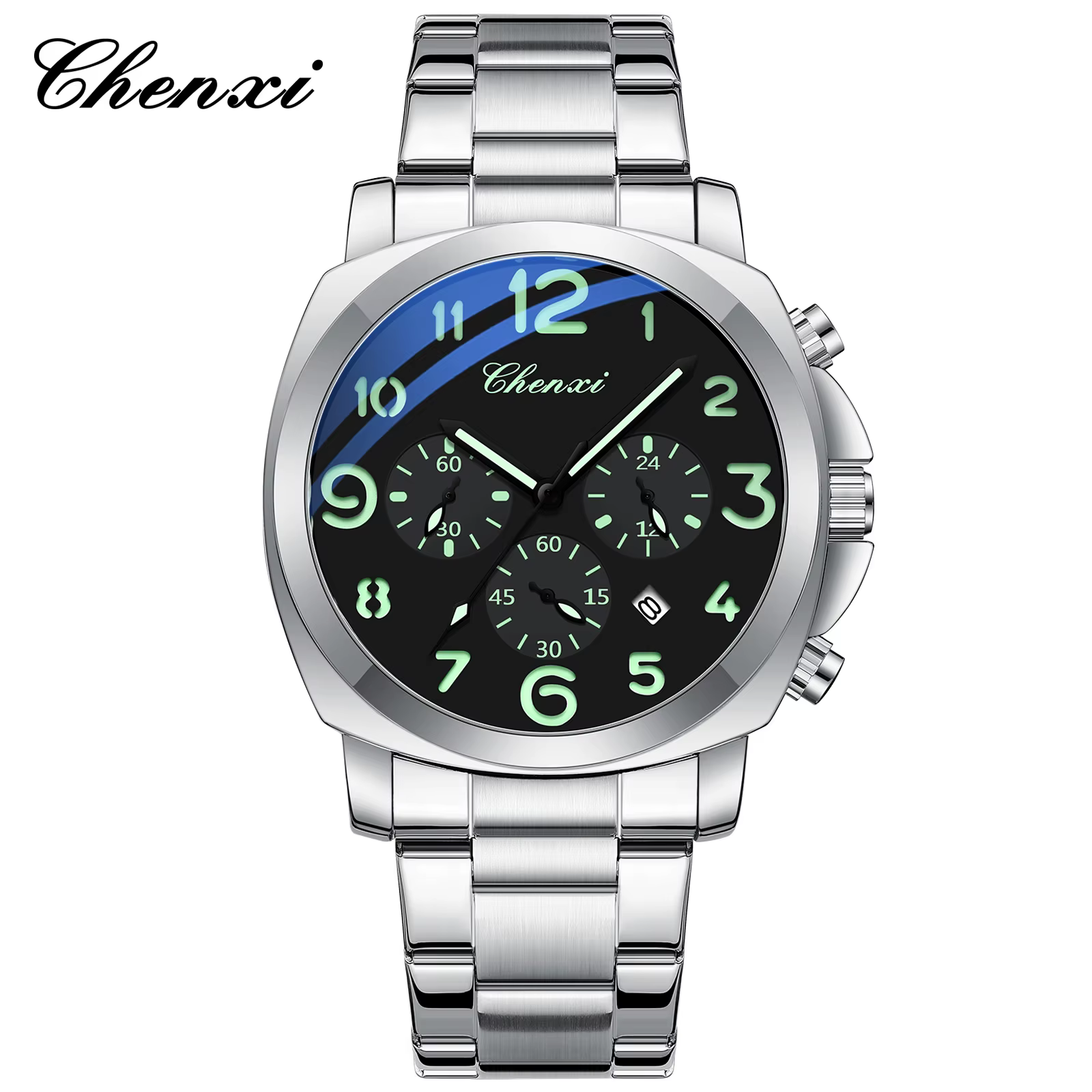 CHENXI – montre-bracelet ronde pour hommes