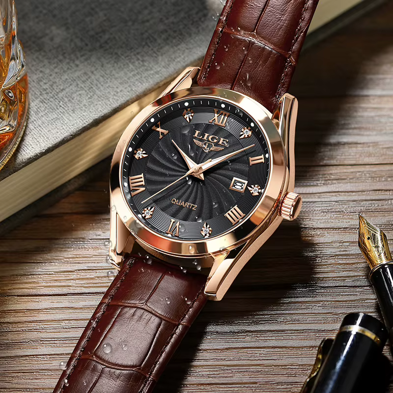 2025 nouvelle montre pour femme LIGE mode Bracelet élégant dames