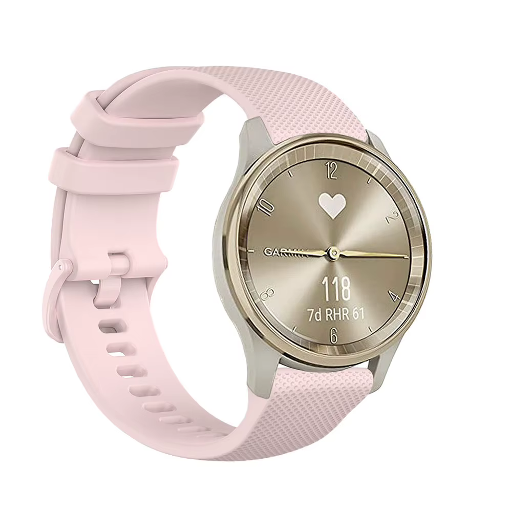 Bracelet en Silicone de 20mm pour Garmin Vivomove tendance/Sport/Style/Luxe/HR