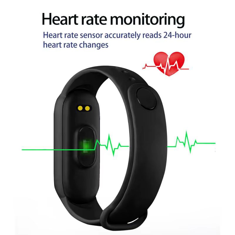M6 montre intelligente hommes femmes Fitness sport Bracelet intelligent IP67 Bluetooth musique fréquence cardiaque prendre des photos Smartwatch pour Xiaomi