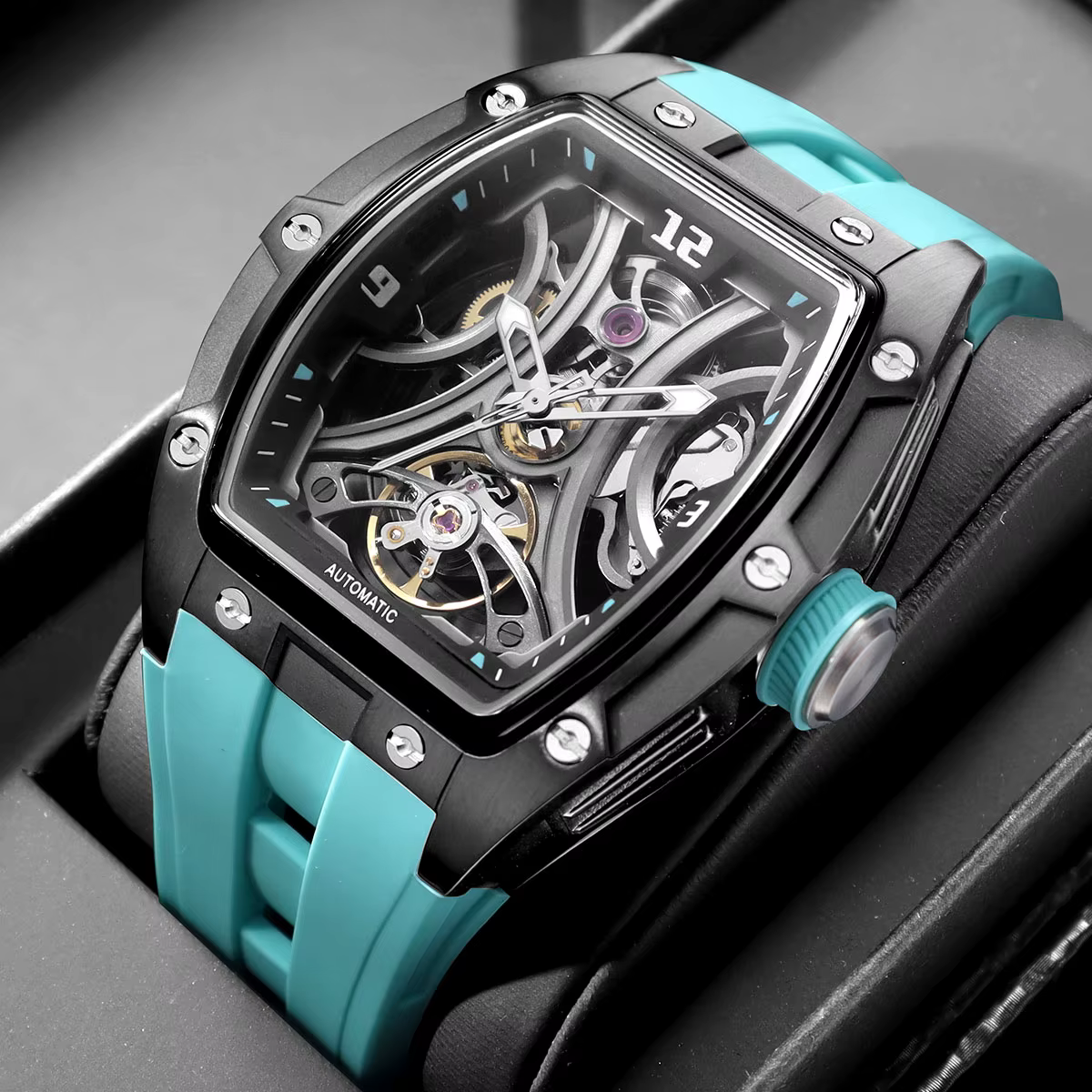 MEGIR – montre mécanique automatique de Style sport pour hommes