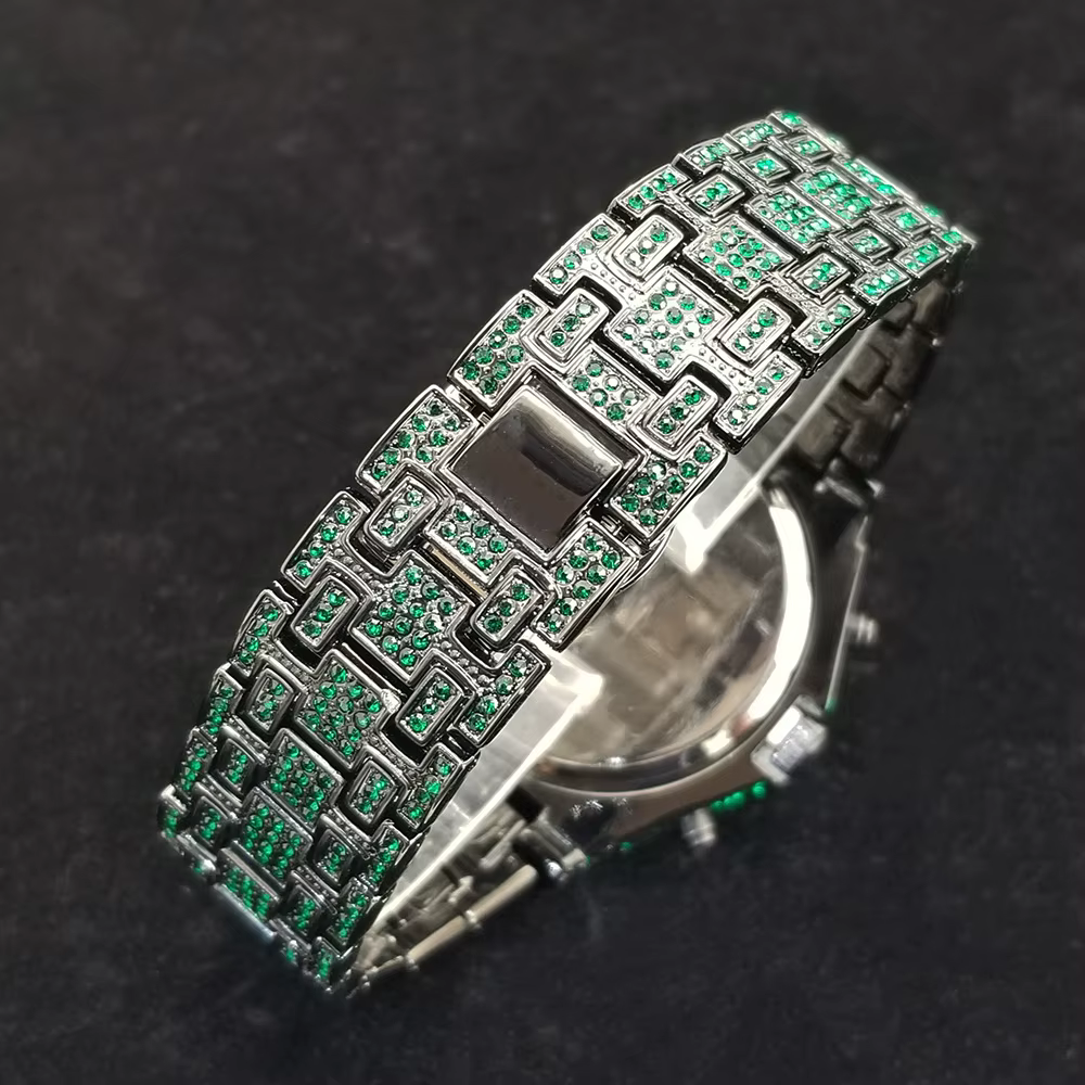 Montre en diamant pour hommes
