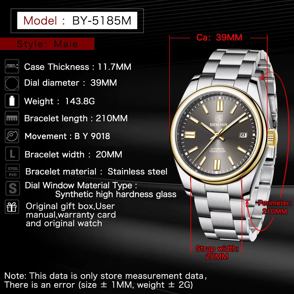 Nouvelle Montre Homme BENYAR 2026