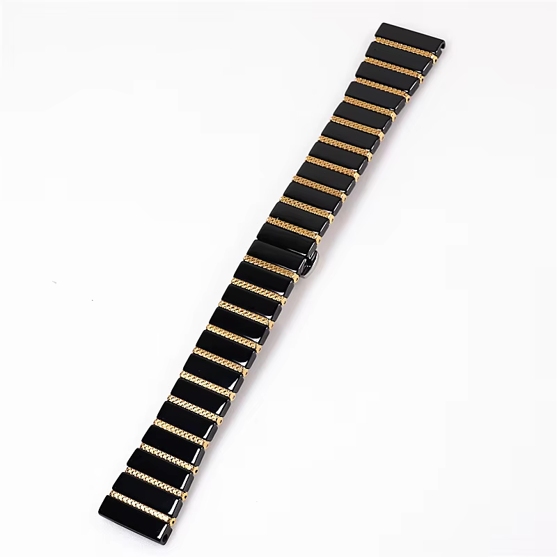 Bracelet en céramique et acier pour montre connectée Samsung Galaxy 5