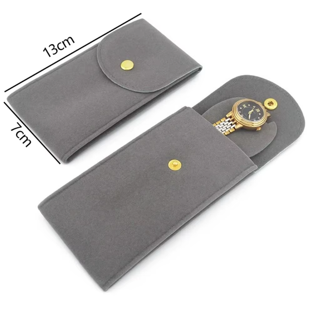 Nouvelle pochette de montres en flanelle