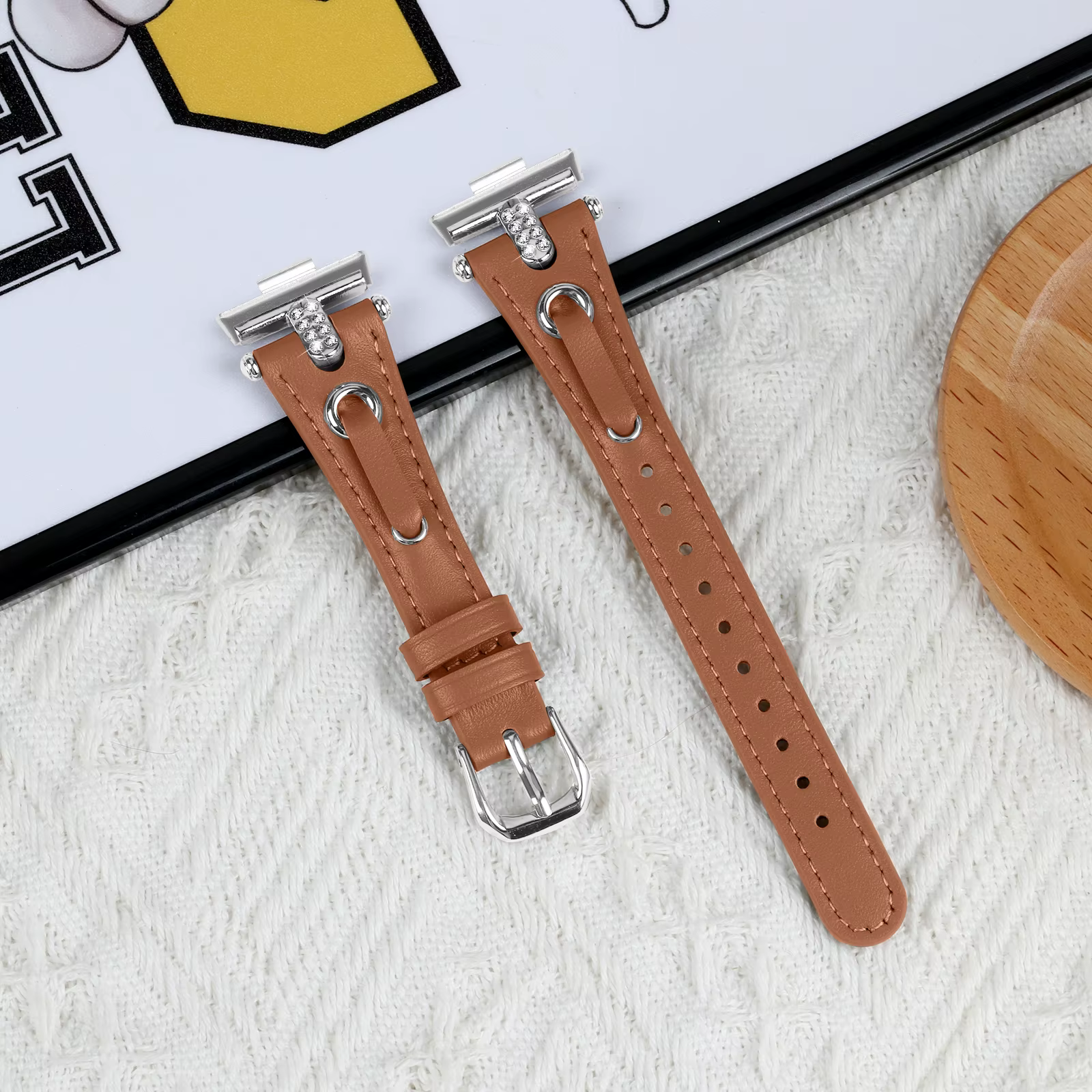 Bracelet en cuir pour Huawei Watch Fit 3 4 5