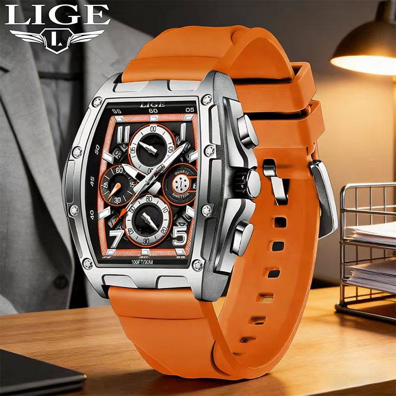 Montre de luxe pour homme LIGE Sports