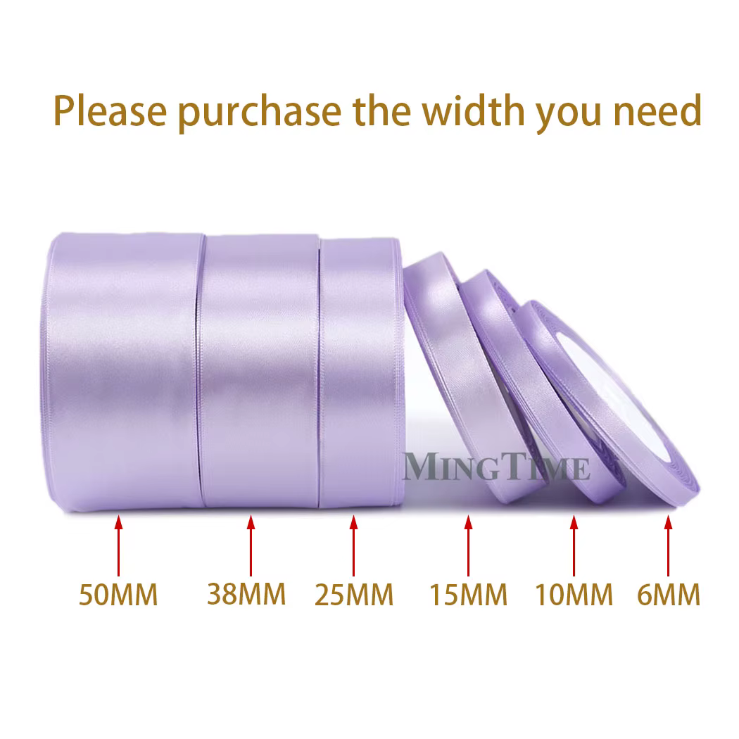 Ruban en Satin 22 mètres 6mm 10mm 15mm 25mm 38mm 50mm, parfait pour ceinture, nœud cadeau, bricolage artisanal, fourniture de décoration pour fête de mariage