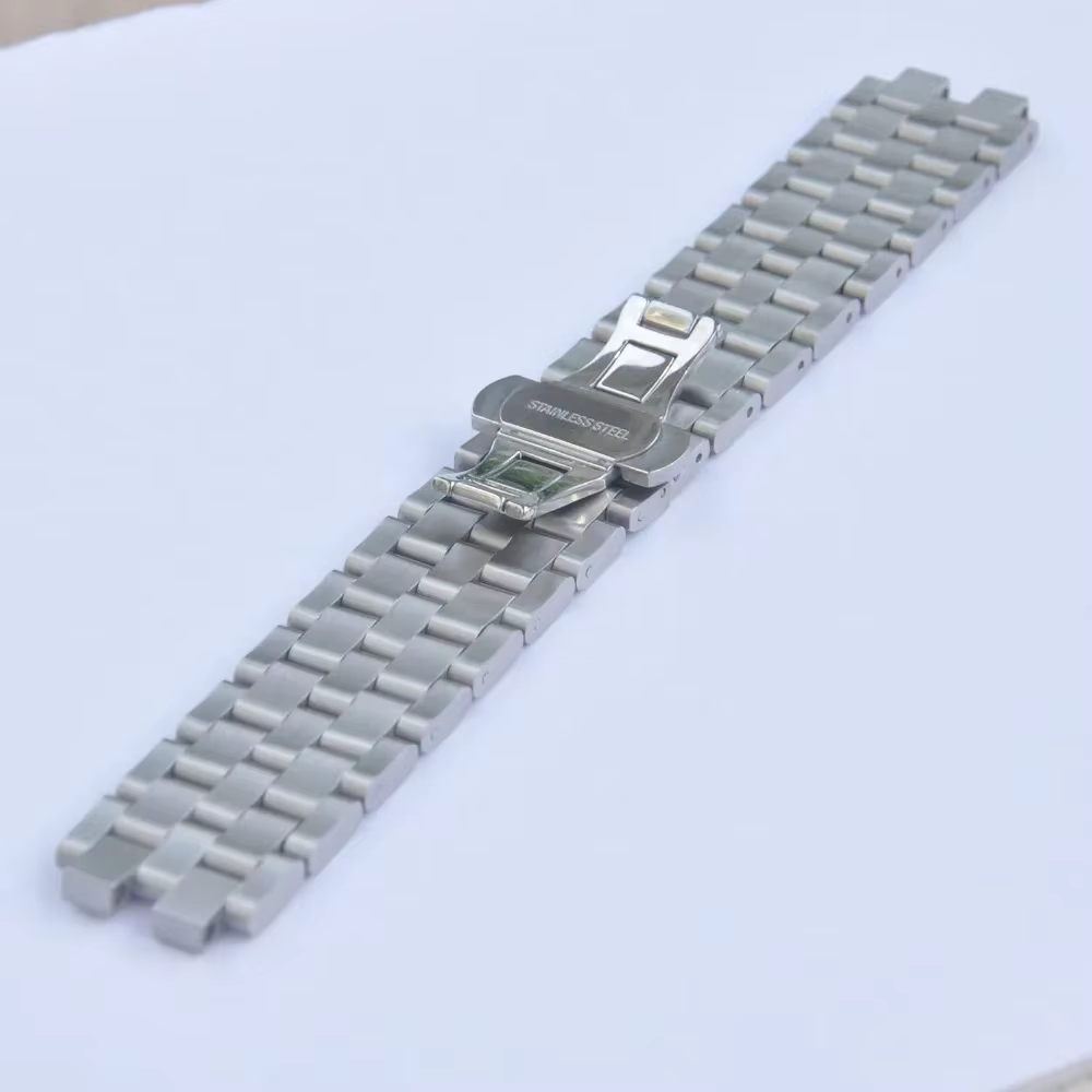 22MM acier inoxydable papillon boucle Bracelet