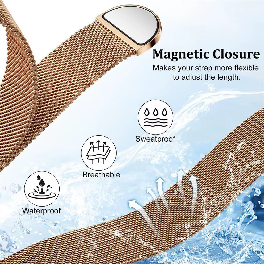 2in1 boucle milanaise + étui pour montre Redmi 6 5 4 3Active 3Lite diamant couverture + bracelet