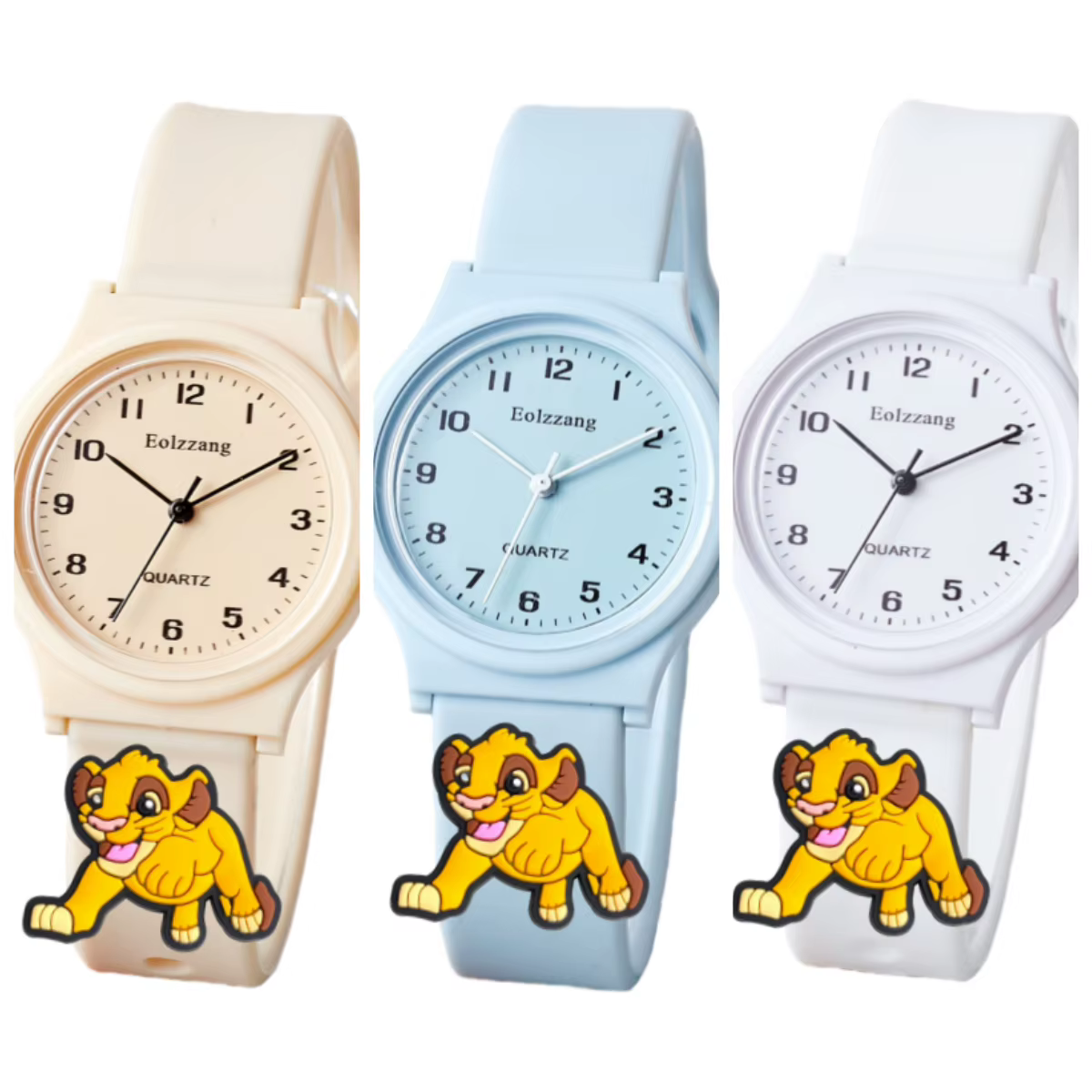 Montre Kawaii roi Lion Simba garçons filles montres enfants minimaliste mignon