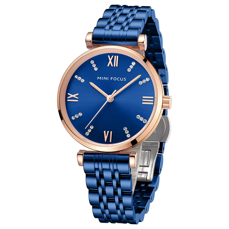 MINI FOCUS-Montre de Luxe à Cadran Diamants pour Femme