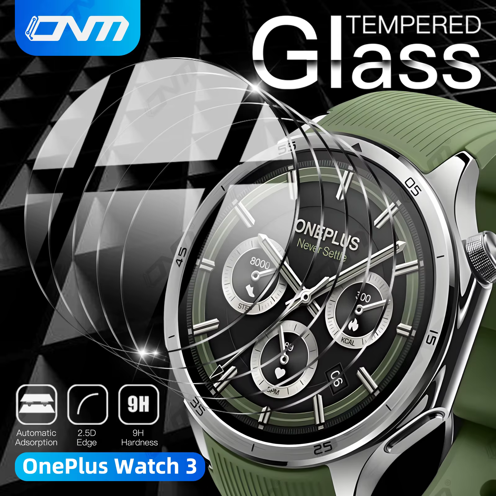 Verre trempé pour OnePlus Watch 3 protecteur d'écran