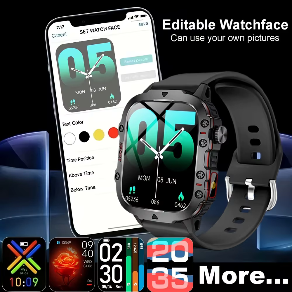 Montre connectée, écran tactile de 1