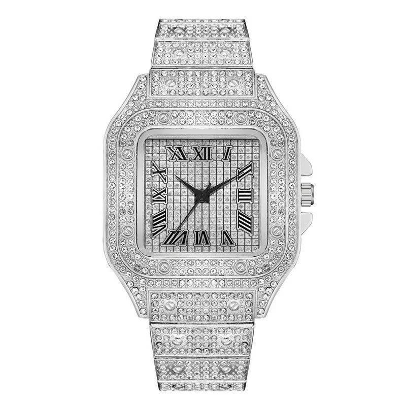 Montres de luxe en diamant pour hommes et femmes