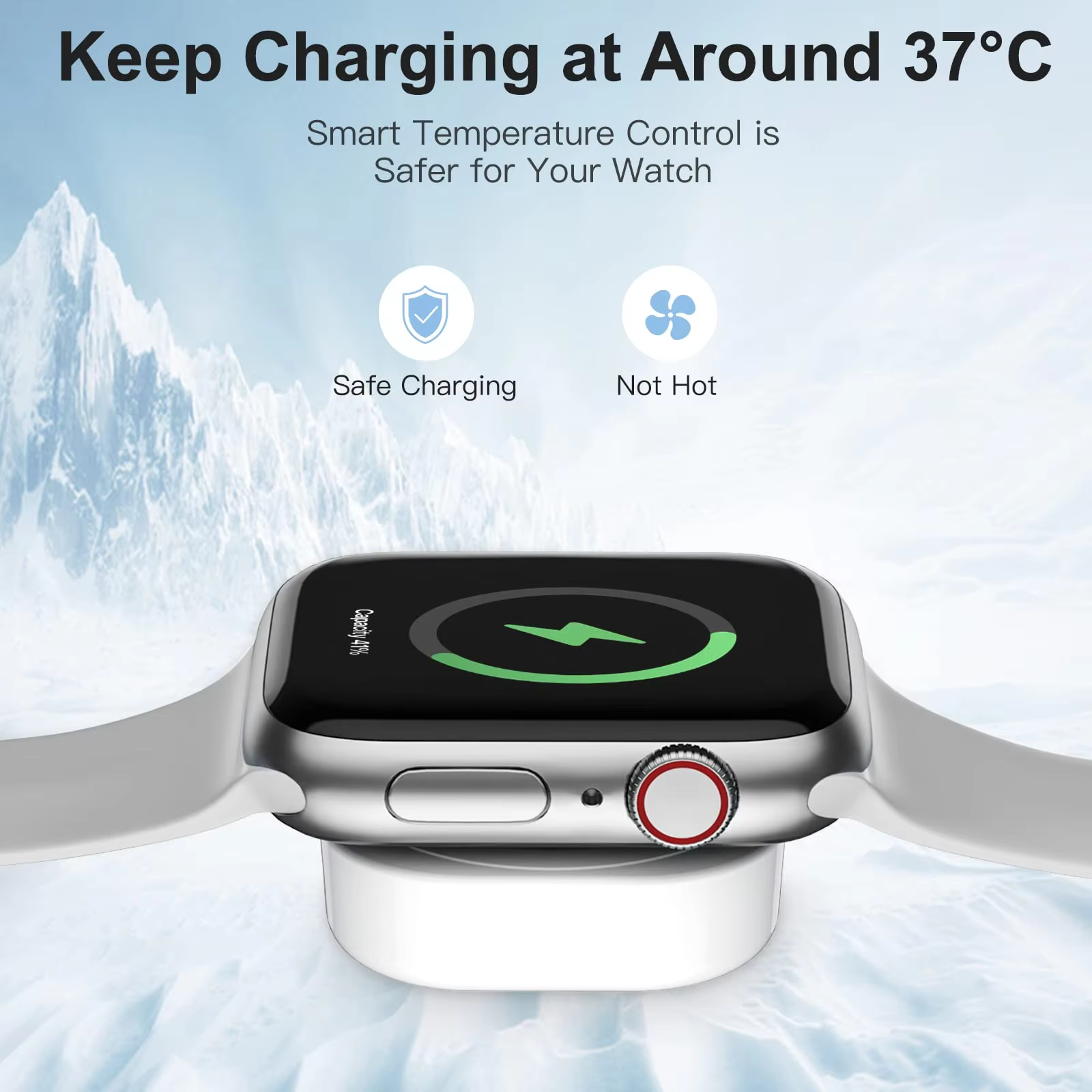 Câble de charge rapide sans fil magnétique USB pour Apple Watch