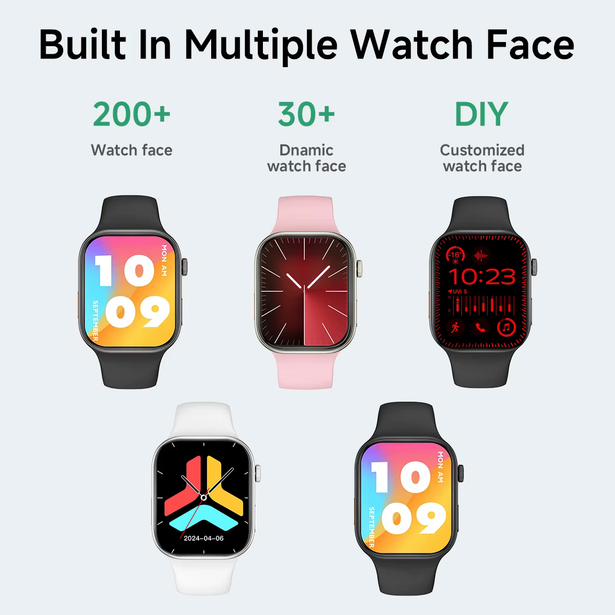 Nouvelle montre intelligente 1.83 "écran HD surveillance du sommeil et de la santé appel Bluetooth Modes multisports montres intelligentes de mode pour femmes hommes cadeau
