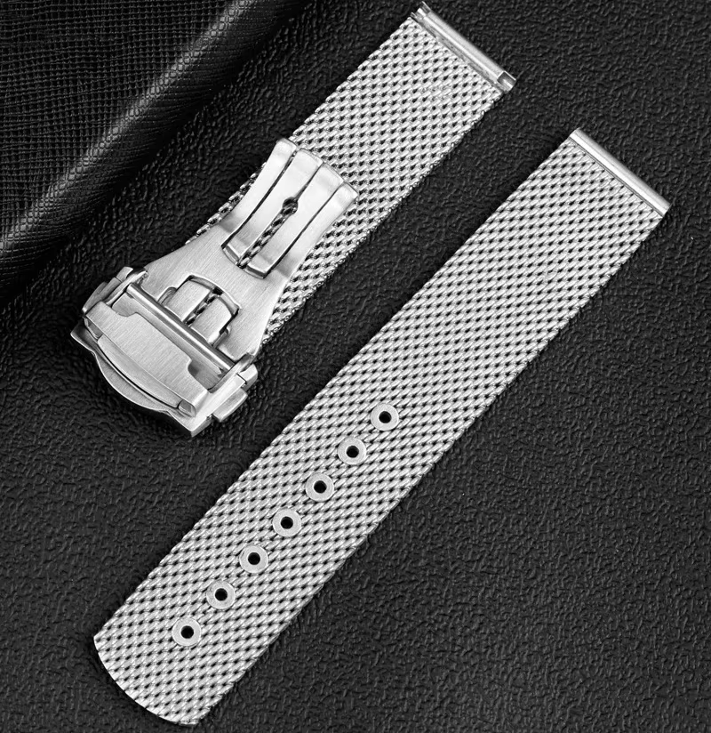 Bracelet de montre milanais 20mm 22mm pour Omega 007 pour Seamaster 300