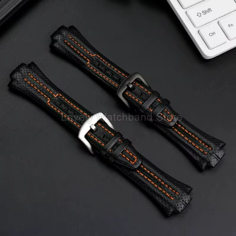 Bracelet de montre en cuir véritable