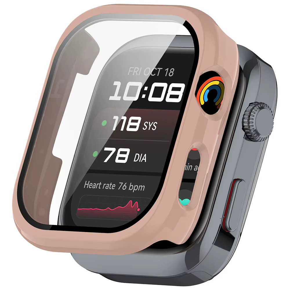 Étui rigide en PC avec protection d'écran en verre intégrée pour Huawei Watch D2 anti-rayures