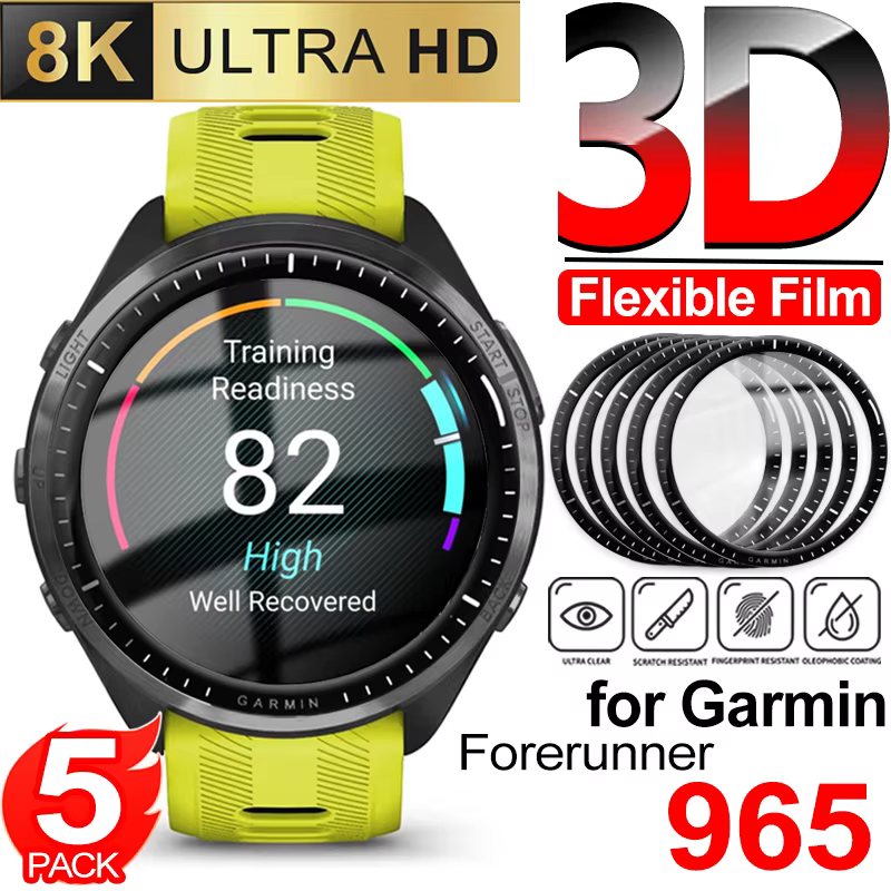 Protecteur d'écran anti-rayures pour Garmin Forerunner 965