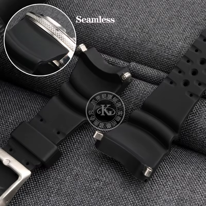 Bracelet de montre en caoutchouc pour Citizen BJ8050
