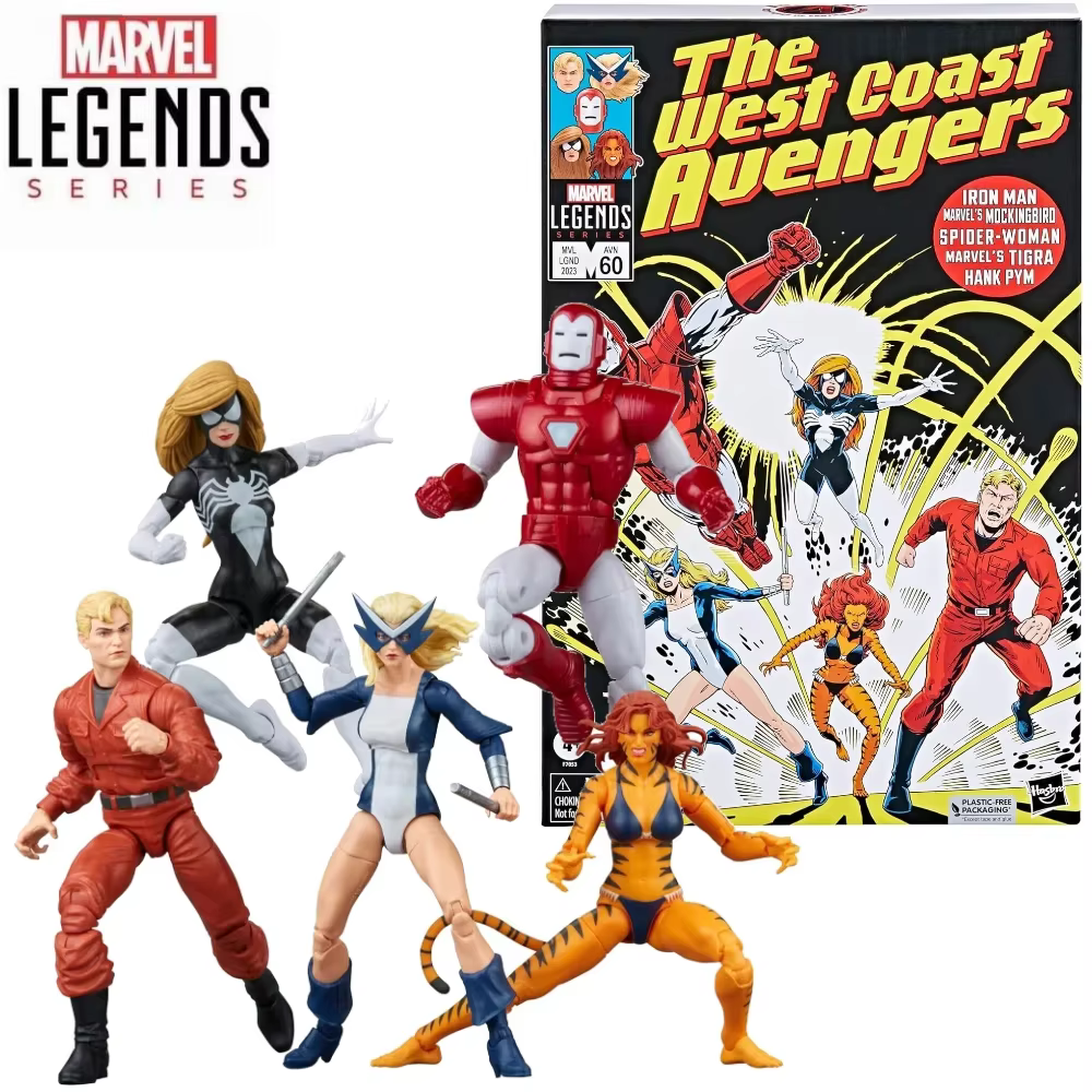 En Stock Marvel légendes la côte ouest Avengers Collection 5 Pack figurine modèle jouet passe-temps cadeau
