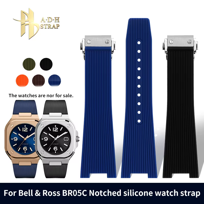 Bracelet de montre en Silicone souple et étanche