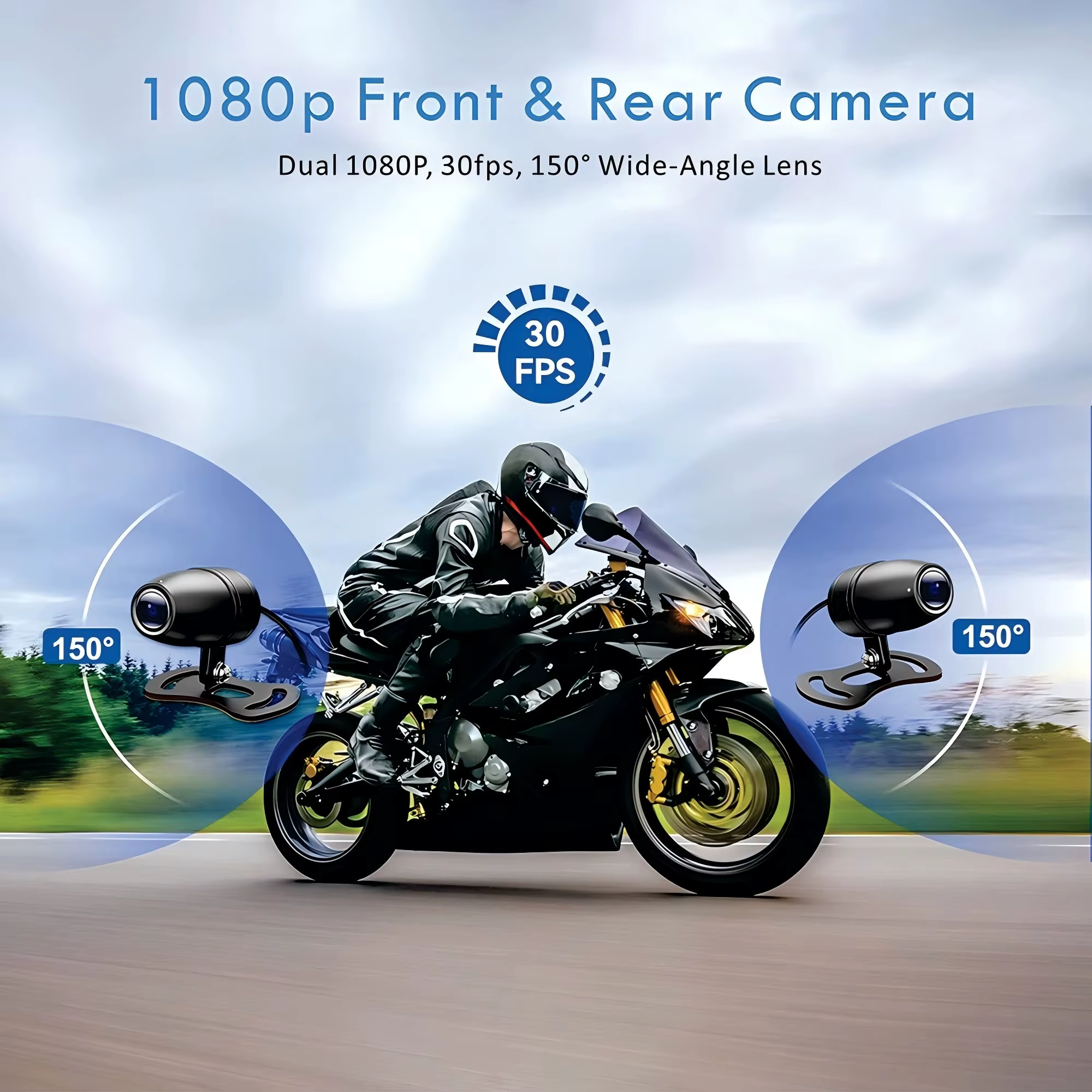 Dernier modèle de navigateur GPS pour moto de 7 pouces avec caméra CarPlay et système de surveillance de la pression des pneus pour voitures et motos