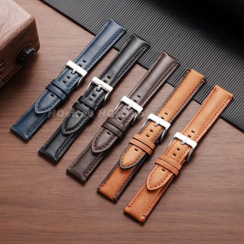 Bracelet de montre en cuir véritable de qualité supérieure