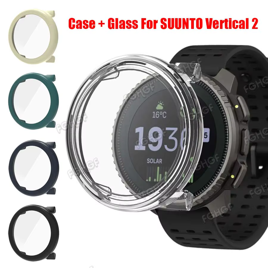 Verre trempé + boîtier pour Suunto Vertical 2