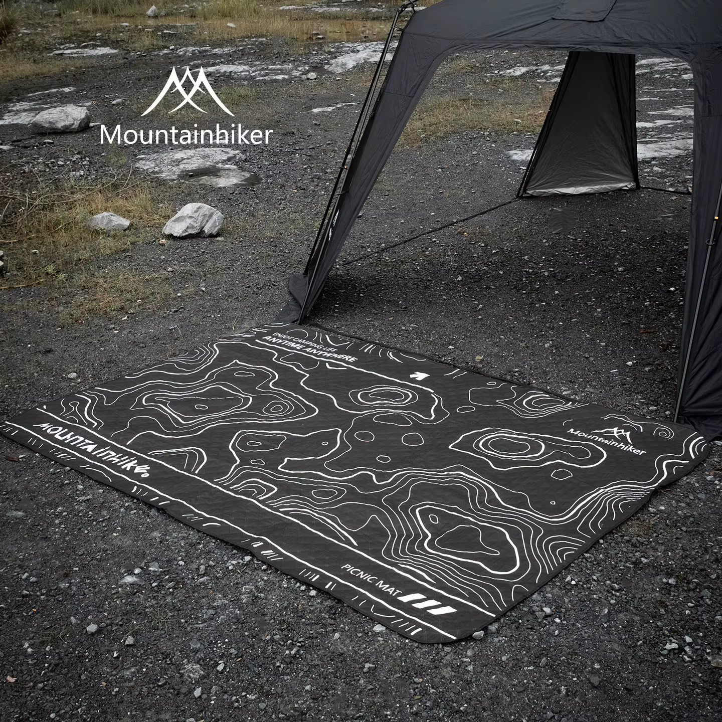 Tapis de pique-nique - Pliable - pour les sorties printanières, les pique-niques, le camping sur la plage - Imperméable et résistant à l'humidité - Tapis de sol - Nappe de pique-nique