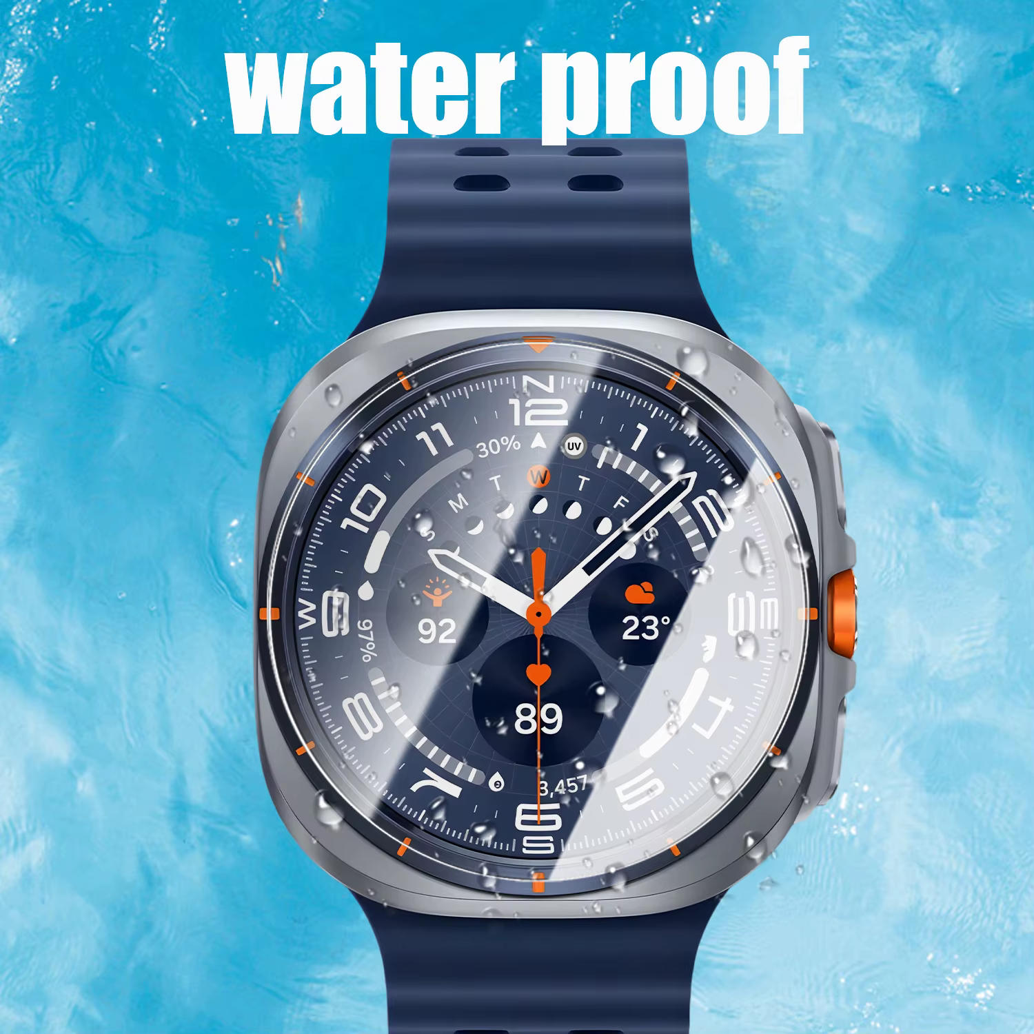 Pour Samsung Galaxy Watch Ultra 47mm 2025 protecteurs d'écran en verre trempé dureté HD Films de montre
