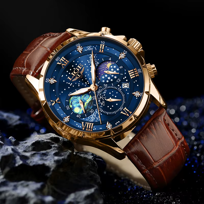 Montres créatives pour hommes LIGE