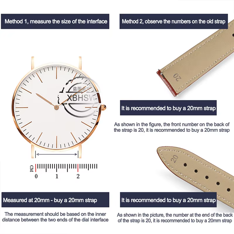 Bracelet de montre pour femme