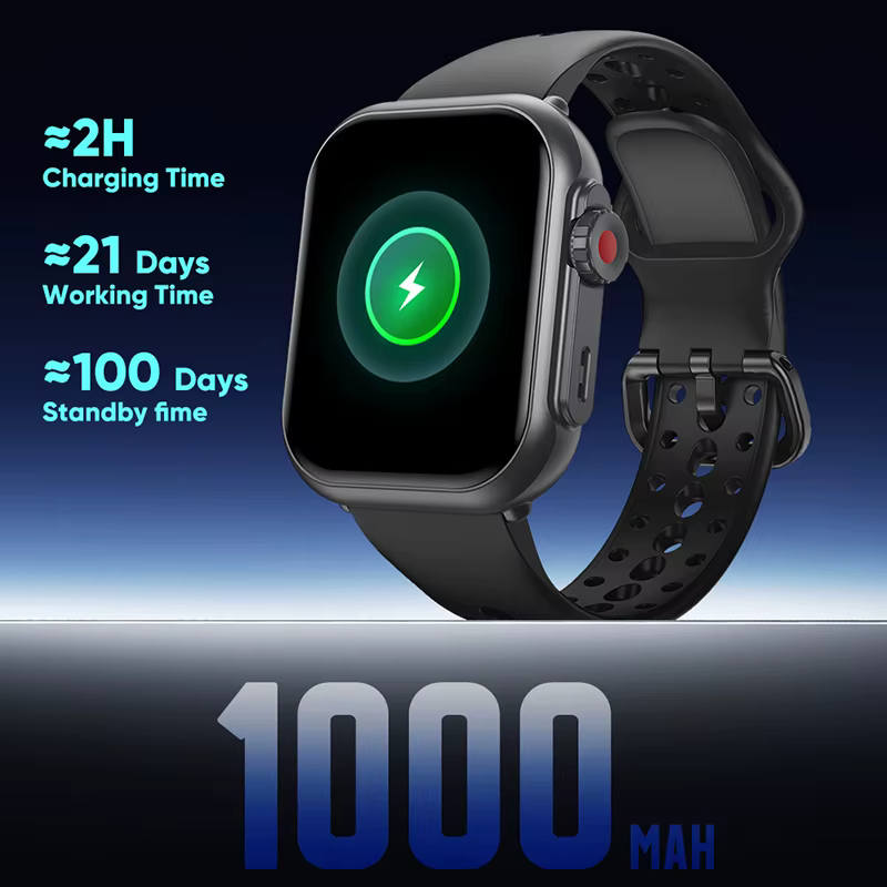 Montre Ultra 2 SE hommes femmes 1000mAh 150 + Mode Sport fréquence cardiaque HD Bluetooth appel GPS piste étanche
