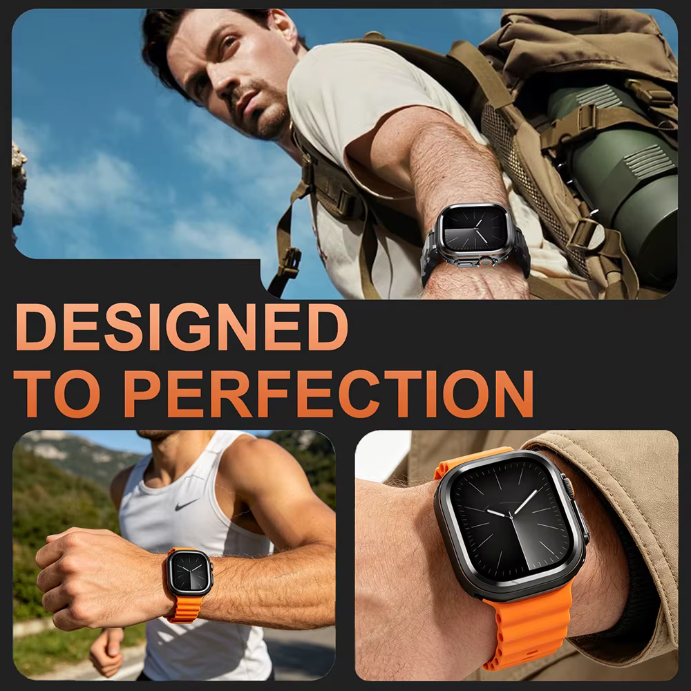 Étui de protection style Halo pour Apple Watch Ultra 2 3 49 mm