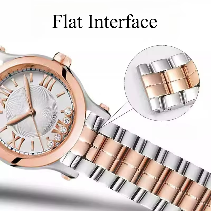 Bracelet de montre en acier pour femmes