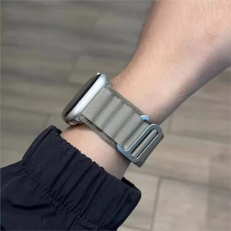 Bracelet à boucle alpine pour Apple Watch Ultra 3 bandes 49mm
